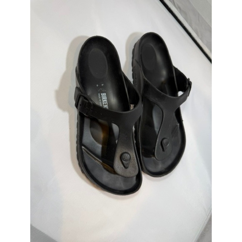 Birkenstock Gizeh EVA Black Thong Sandals Womens 41 W10.5 M8.5 Water Friendly